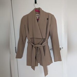 Forever 21 Tan Belted Peacoat Jacket